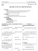 Giáo án Lớp 3 - Tuần 6 - Trường Tiểu học số 2 Hòa Bình 2