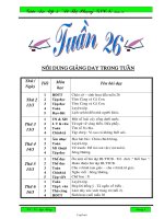 Giáo án Lớp 2 tuần 26 - Trường TH số 2 Cát Tài