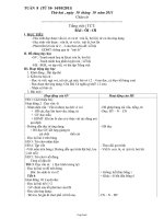 Giáo án chuẩn Tuần 8 - Lớp 1