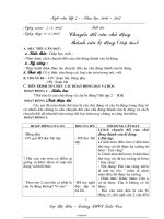 Giáo án Ngữ văn 7 - Tiết 99: Chuyển đổi câu chủ động thành câu bị động (Tiếp theo) - Lại Thị Tiền - Năm học 2006-2007