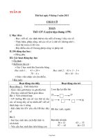 Giáo án Lớp 1 - Tuần 35 - Chuẩn KTKN và giảm tải