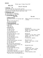 Giáo án buổi chiều lớp 1 - Trường Tiểu học Hồ Chơn Nhơn - Tuần 9 năm 2010