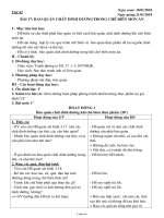 Giáo án Công nghệ 6 - Tiết 42, Bài 17: Bảo quản chất dinh dưỡng trong chế biến món ăn - Năm học 2009-2010 (2 cột)