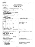 Giáo án dạy học Lớp 1 - Tuần thứ 22