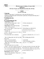 Giáo án 2 buổi Lớp 3 - Tuần 8 - Năm học 2006-2007