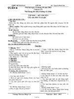 Giáo án Tổng hợp các môn học lớp 2 - Tuần dạy 12 năm 2009