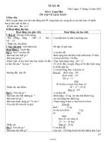 Giáo án Tổng hợp các môn học lớp 2 - Tuần 18 năm 2012