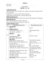 Thiết kế bài học lớp 1 - Tuần 12