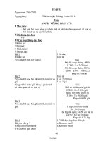 Giáo án tổng hợp Tuần 35 Lớp 3 năm học 2011