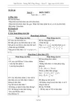 Giáo án Đại số 7 - Trường THCS Thụy Phong - Tiết 53, 54