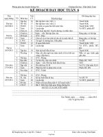 Giáo án Lớp 3 Tuần 6 - Trường tiểu học Trần Quốc Toản