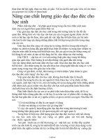 Sáng kiến kinh nghiệm ''Nâng cao chất lượng giáo dục đạo đức cho học sinh'' Khối THCS - Năm học 2011-2012 - Phạm Thị Ngát