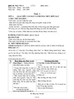 Giáo án môn Ngữ văn 6 - Tiết dạy 4: Giao tiếp, văn bản và phương thức biểu đạt