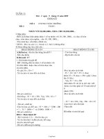 Giáo án các môn lớp 4 (chuẩn kiến thức kĩ năng) - Tuần 11 năm 2009