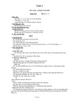 Thiết kế bài dạy môn học khối 1 - Tuần 5 năm 2009