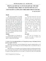 Pháp luật dân sự và tố tụng dân sự với việc đảm bảo thực hiện các quyền dân sự của con người và công dân theo Hiến pháp năm 2013