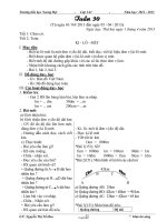 Giáo án Tổng hợp lớp 2 - Tuần 30 - Trường tiểu học Noong Hẹt