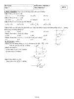 Kiểm tra chương I lớp: 7 môn: Hình học 7