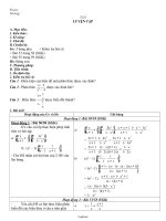 Giáo án môn Đại số 8 tiết 40: Luyện tập