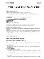 Giáo án Ngữ văn lớp 6 - Tiết dạy 112: Thi làm thơ năm chữ