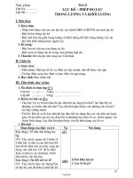 Giáo án môn học Vật lí 6 - Tiết 11 và tiết 12