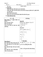 Giáo án môn học Đại số 7 - Phạm Thế Anh - Tiết 53: Đơn thức