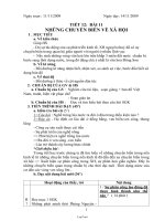 Giáo án Lịch sử 6 tuần 12: Những chuyển biến về xã hội