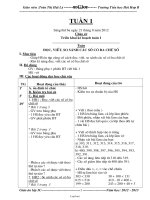 Giáo án Lớp 3 Tuần 1 - Trường Tiểu học Hội Hợp B