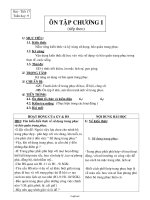 Giáo án Công nghệ Khối 6 - Tiết 17: Ôn tập chương I (Tiếp theo)