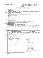 Giáo án Hình học 7 tiết 68: Ôn tập cuối năm