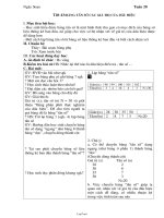 Bài giảng môn học Đại số lớp 7 - Tuần 20 - Tiết 43: Bảng tần số các giá trị của dấu hiệu (Tiếp)