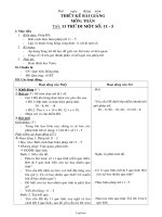 Giáo án Toán tuần 10 tiết 3: 11 trừ đi một số: 11 - 5