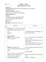 Giáo án môn Tự nhiên xã hội lớp 3 - Tiết 33: Mặt Trăng và các vì sao