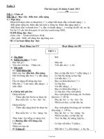 Thiết kế bài dạy lớp 1 - Tuần 2 năm học 2013