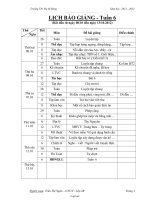 Giáo án Lớp 4 Tuần 6 - Trường TH.Đạ M’Rông