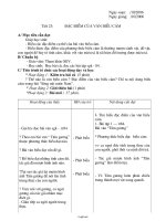 Giáo án Ngữ văn 7 - Tiết 23: Đặc điểm của văn biểu cảm - Năm học 2006-2007