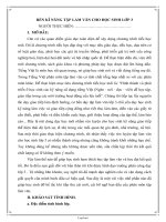 Sáng kiến kinh nghiệm Rèn kĩ năng Tập làm văn cho học sinh Lớp 3