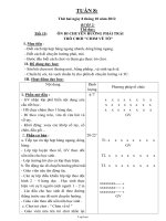 Giáo án Tuần 8 - Buổi 2 - Lớp 3