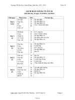 Giáo án Tự nhiên xã hội - Học kì II