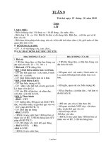 Thiết kế bài dạy lớp 2 - Tuần dạy 9 năm 2010