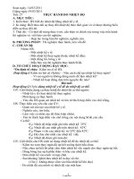 Giáo án Vật lí lớp 6 - Tiết thứ 27 đến tiết 35