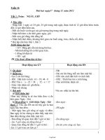 Giáo án các môn học lớp 2 - Tuần 16 (chuẩn kiến thức)