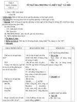 Giáo án tự soạn Ngữ văn 8 - Tuần 5