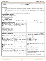 Giáo án Đại số 7 - Năm học 2009 - 2010 - Tiết 19: Luyện tập