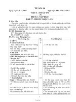 Kế hoạch bài dạy khối 1 (buổi sáng) - Tuần 14