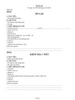 Giáo án Tin học 8 - Tuần 26 - Năm học 2009-2010