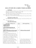 Giáo án Công nghệ Lớp 6 - Tuần 26 (Chuẩn kiến thức 3 cột)