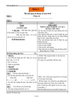 Giáo án các môn lớp ghép 3, 4 - Tuần 8