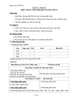 Giáo án Tin học 7 Tiết 49, 50 – tuần 25: Học toán với Toolkit Math