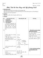 Giáo án Đại số 8 - Tiết 50: Giải bài toán bằng cách lập phương trình